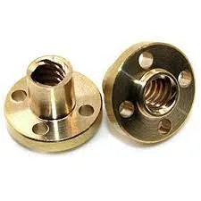 مهره لیداسکرو برنجی T8گام8 T8 brass lead screw nut